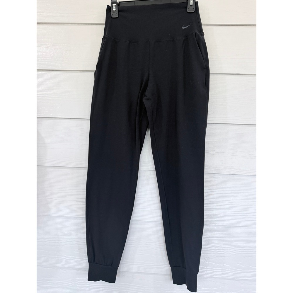 Nike Zenvy Dri-FIT High Waisted Joggers Black FV7924-010 Womens Small
